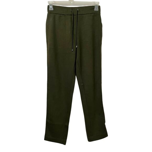 Ted Baker Womens VVeria Relaxed Knit Jogger Pants Size 2 Olive Travel Lounge NWT - Picture 1 of 8